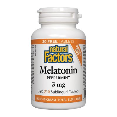 Natural Factors Melatonin 3mg-Natural Factors-Nature‘s Essence