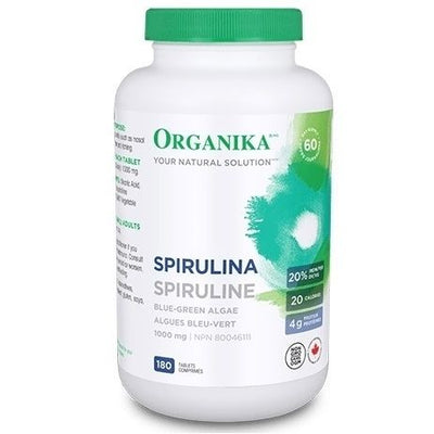 Spirulina 1000mg-Organika-Nature‘s Essence