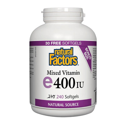 Natural Factors Vitamin E 400 IU Mixed-Natural Factors-Nature‘s Essence