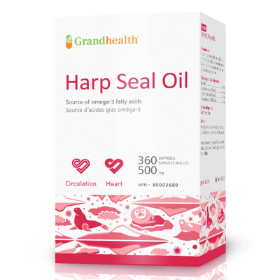 Harp Seal Oil 500mg-Softgels-Grand Health-Nature‘s Essence