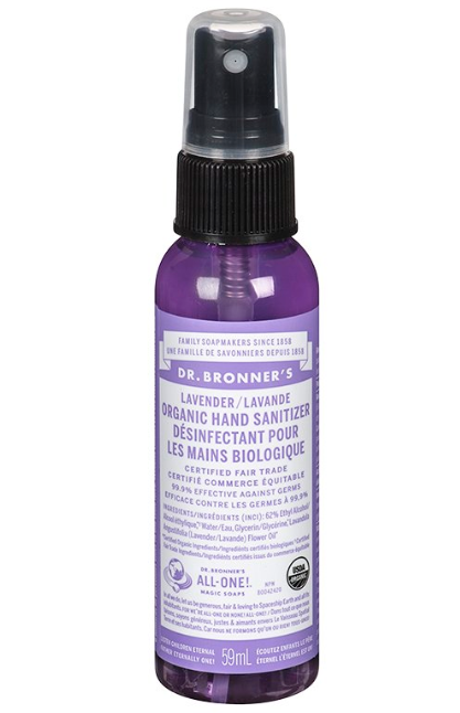 Dr bronners online sanitizer