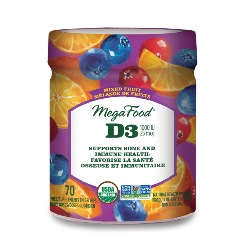 Vitamin D3 Gummies-MegaFood-Nature‘s Essence