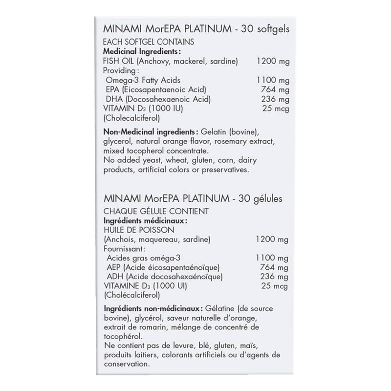 MorEPA Platinum Omega-3 1100mg-Minami Nutrition-Nature‘s Essence