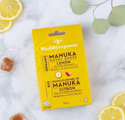 Organic Manuka Honey Drops Lemon