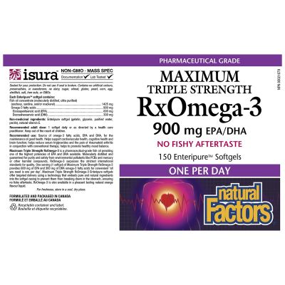 RxOmega-3 900毫克鱼油