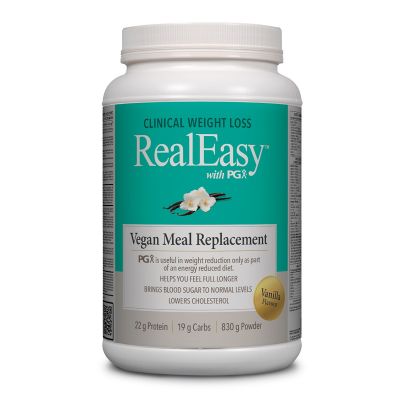 Natural Factors RealEasy with PGX Vegan Meal Replacement - Vanilla-Natural Factors-Nature‘s Essence