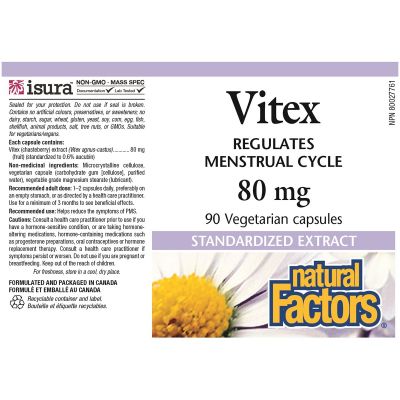 Vitex Chasteberry Extract 80mg