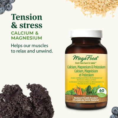 MegaFood Calcium, Magnesium & Potassium