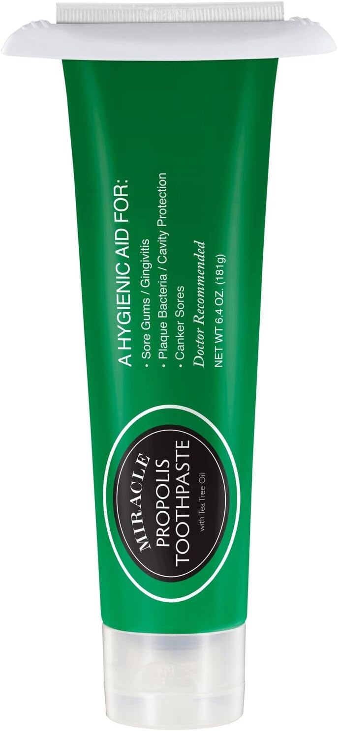 Miracle Propolis Toothpaste with Tea Tree Oil – Nature's Essence