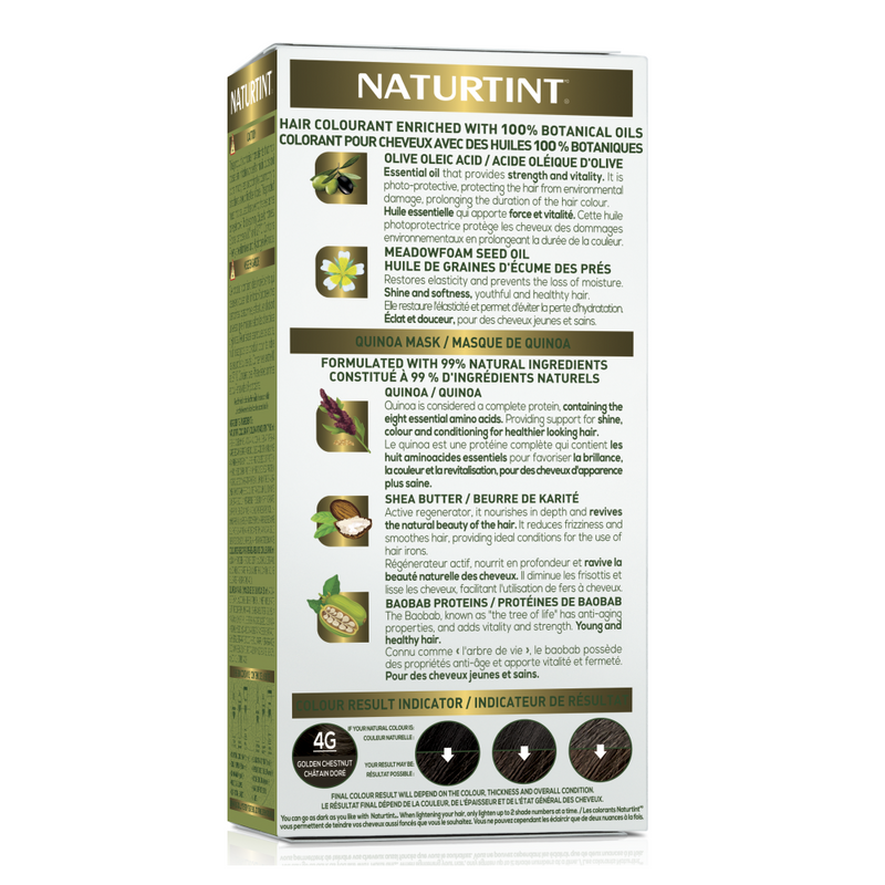 Naturtint 西班牙染護合一植物染 4G (金栗色) 不含Ammonia Paraben