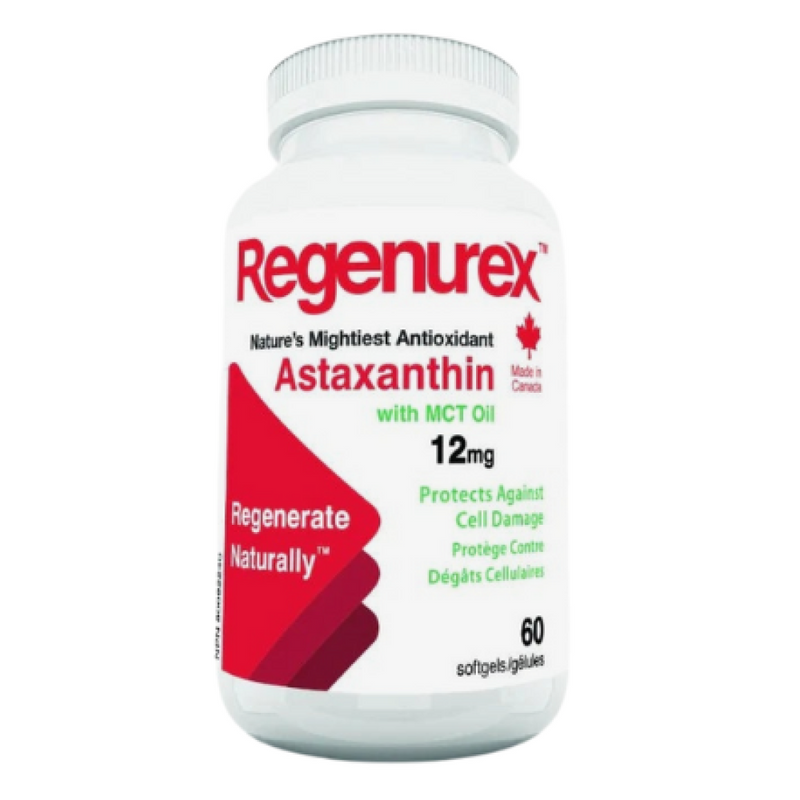 Regenurex Astaxanthin 12mg with MCT Oil