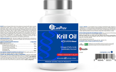 CanPrev Krill Oil 500mg Superba Boost