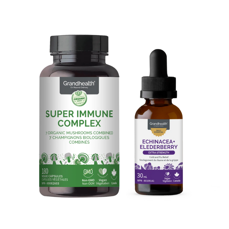 [Bundle] Super Immune Complex + Echinacea + Elderberry Tincture