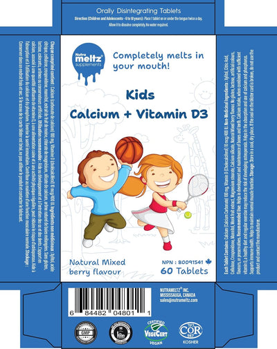 KIDS Calcium + Vitamin D3