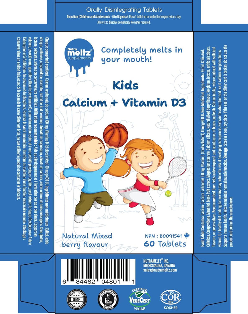 KIDS Calcium + Vitamin D3