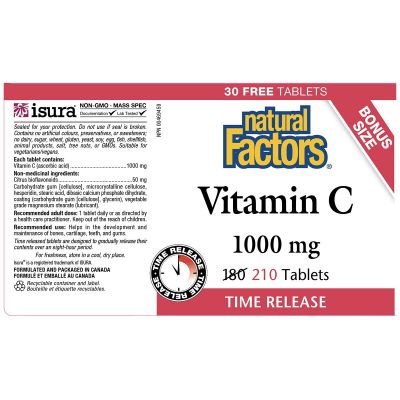 Natural Factors Vitamin C 1000mg Time Release-Natural Factors-Nature‘s Essence