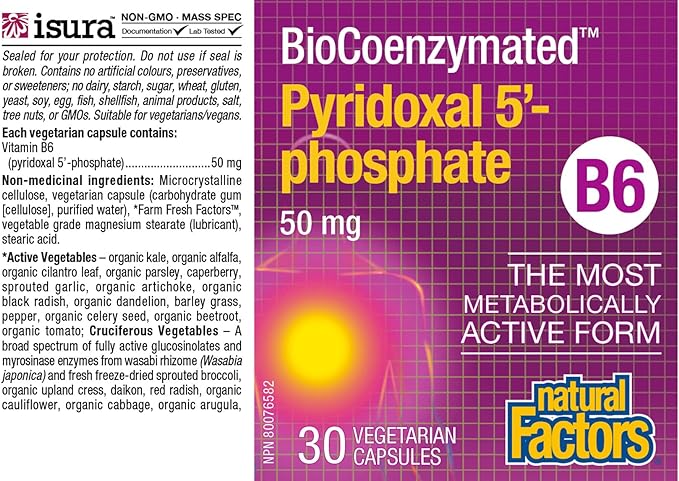 Natural Factors Pyridoxal 5&