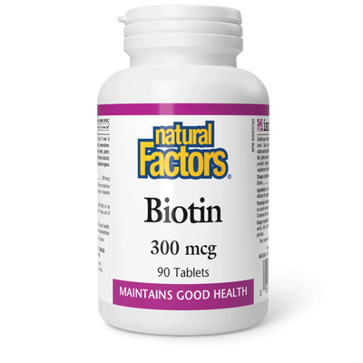 Natural Factors Biotin 300mcg