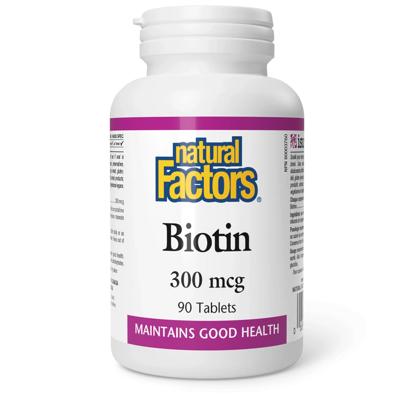 Natural Factors Biotin 300mcg