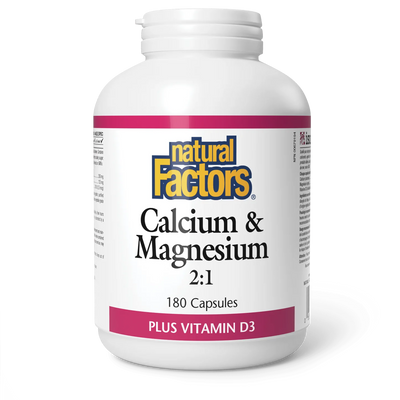 Natural Factors Calcium & Magnesium with D3-Natural Factors-Nature‘s Essence