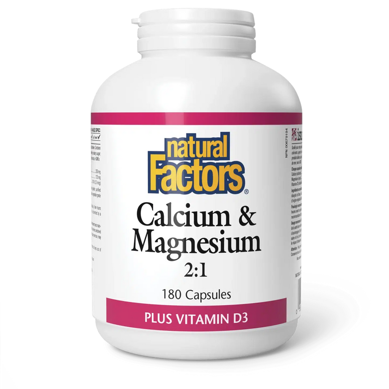 Natural Factors Calcium & Magnesium with D3