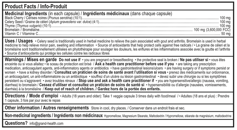 Advanced Gout Relief Formula