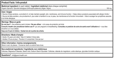 Organic Spirulina