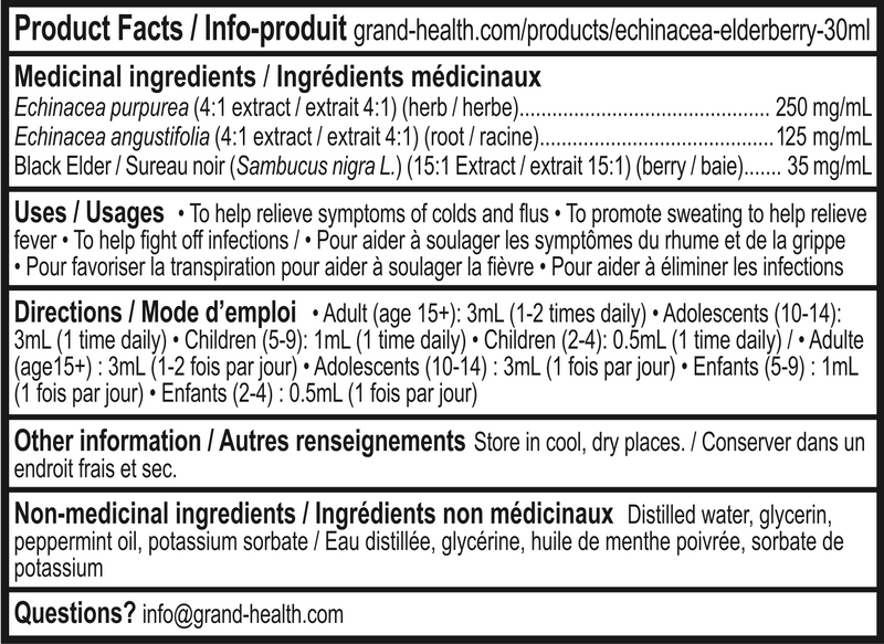 Echinacea + Elderberry Tincture