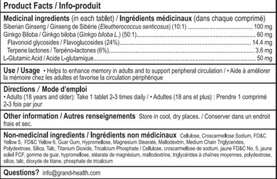 Ginkgo Biloba Plus