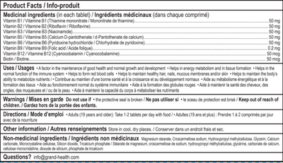 Grand Health 格兰适 维生素B群