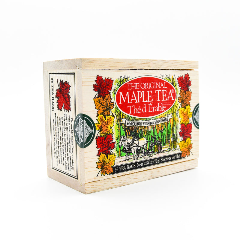 Maple Tea Wood Box (36 Tea Bags)