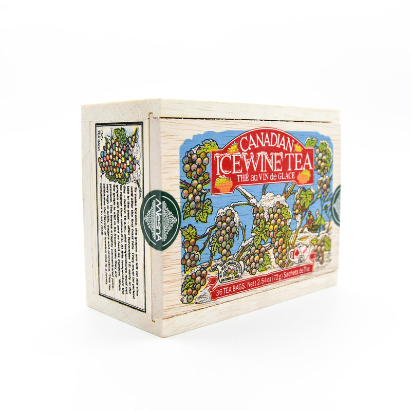 Ice Wine Tea Wood Box (36 Tea Bags)