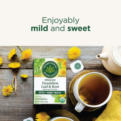 Organic Dandelion Leaf & Root Tea-TraditionalMedicinal-Nature‘s Essence
