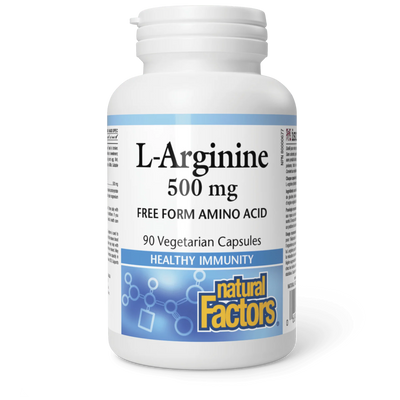 Natural Factors L-Arginine 500mg-Natural Factors-Nature‘s Essence