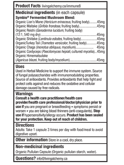 MycosynergyR Immune 8 Mushroom Blend