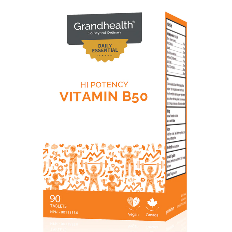 Vitamin B50 Complex-Grand Health-Nature‘s Essence