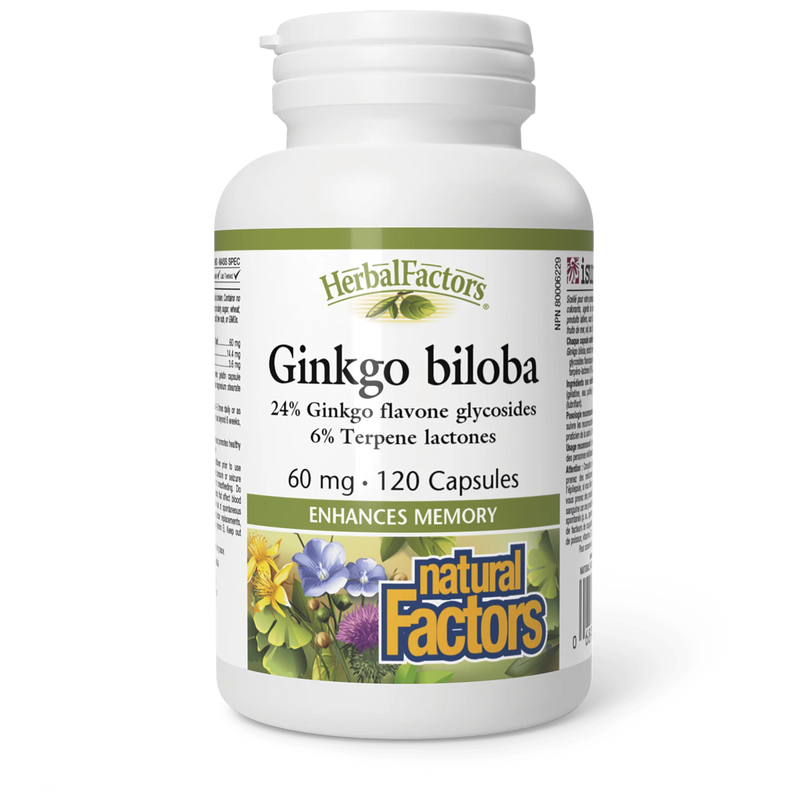 HerbalFactors Ginkgo Biloba 60 mg