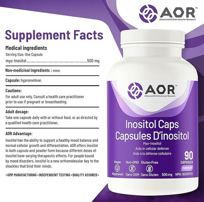 AOR Inositol Capsules