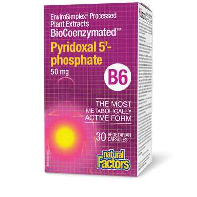 Natural Factors Pyridoxal 5'- phosphate 50mg