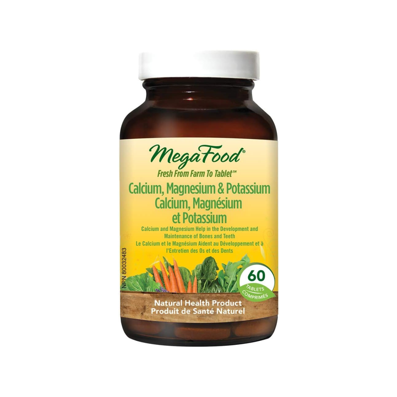 MegaFood Calcium, Magnesium & Potassium