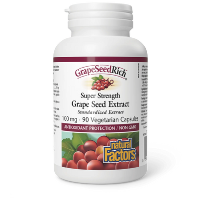 Natural Factors Grape Seed Extract 100mg-Natural Factors-Nature‘s Essence