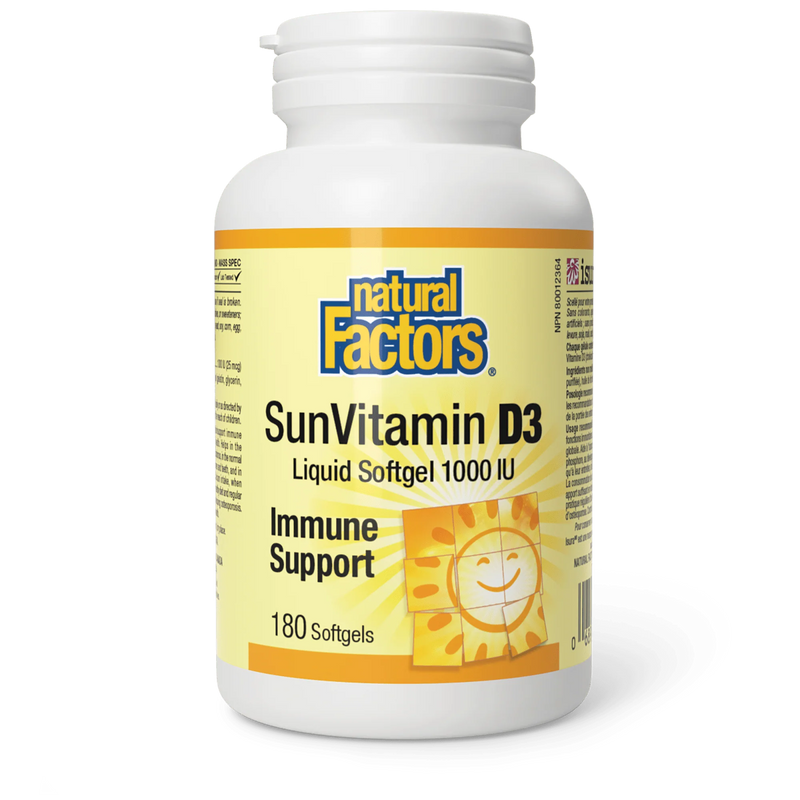 Natural Factors SunVitamin D3 1000 IU