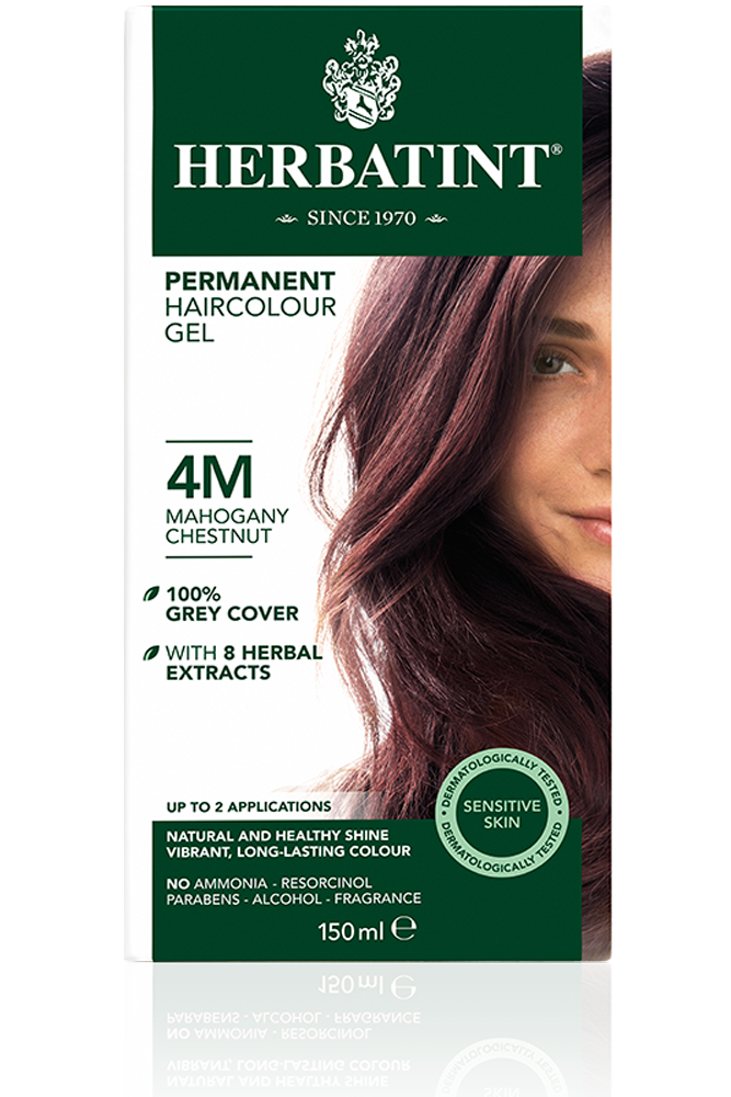 持久天然草本染髮劑 4M - 赤褐粟色