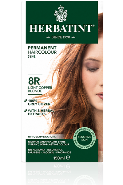 Haircolor 8R (Light Copper Blonde)-Herbatint-Nature‘s Essence