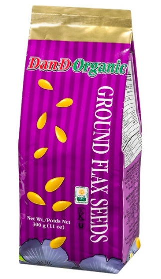 Organic Ground Flax Seeds-Dan-D Pak-Nature‘s Essence