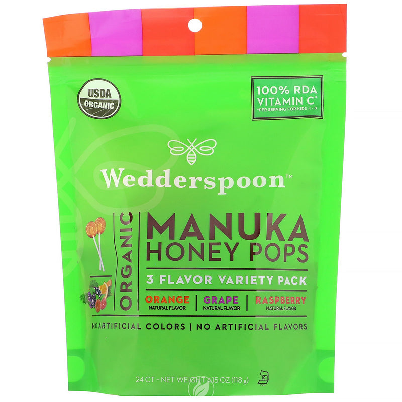 Organic Manuka Honey Pops Variety