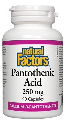Natural Factors Pantothenic Acid 250mg-Natural Factors-Nature‘s Essence