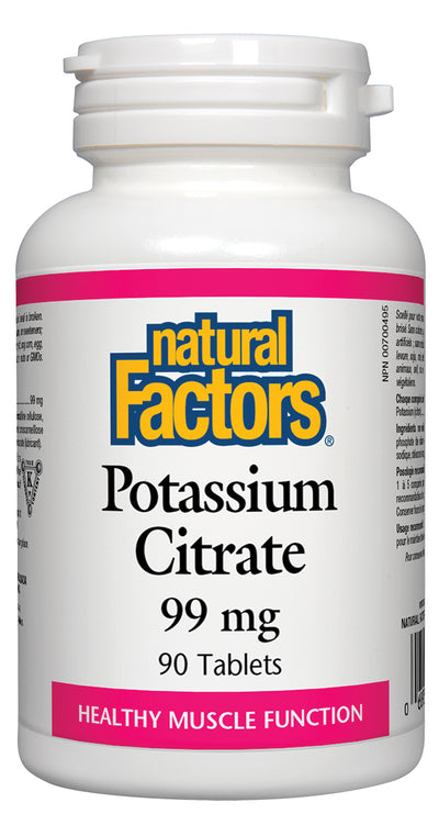 Natural Factors Potassium Citrate 99mg-Natural Factors-Nature‘s Essence
