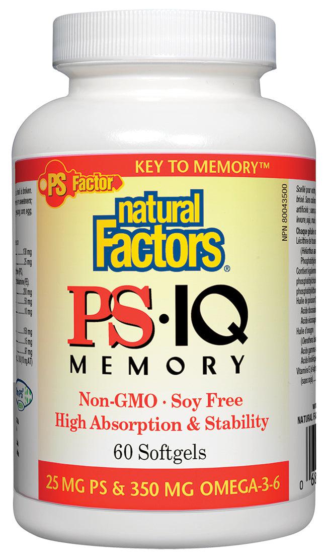 PS IQ Memory by Natural Factors for brain function – Nature's Essence
