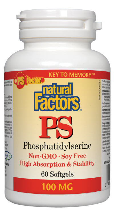 Natural Factors PS Phosphatidylserine 100mg-Natural Factors-Nature‘s Essence